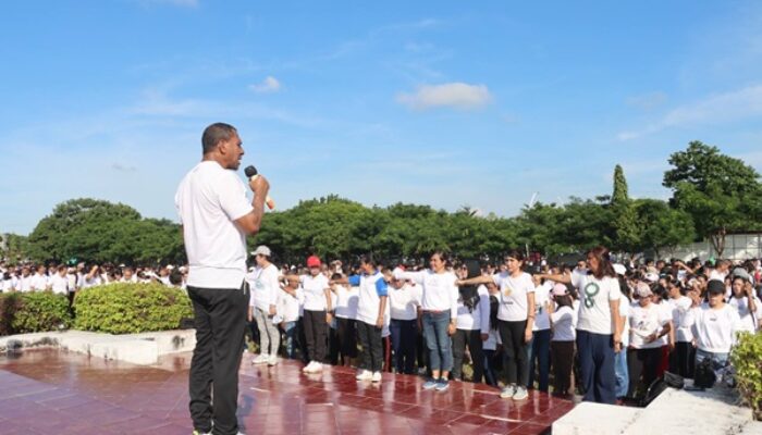 NTT Deputy Governor Johni Asadoma Leads Mass Workout with Hundreds of Civil Servants